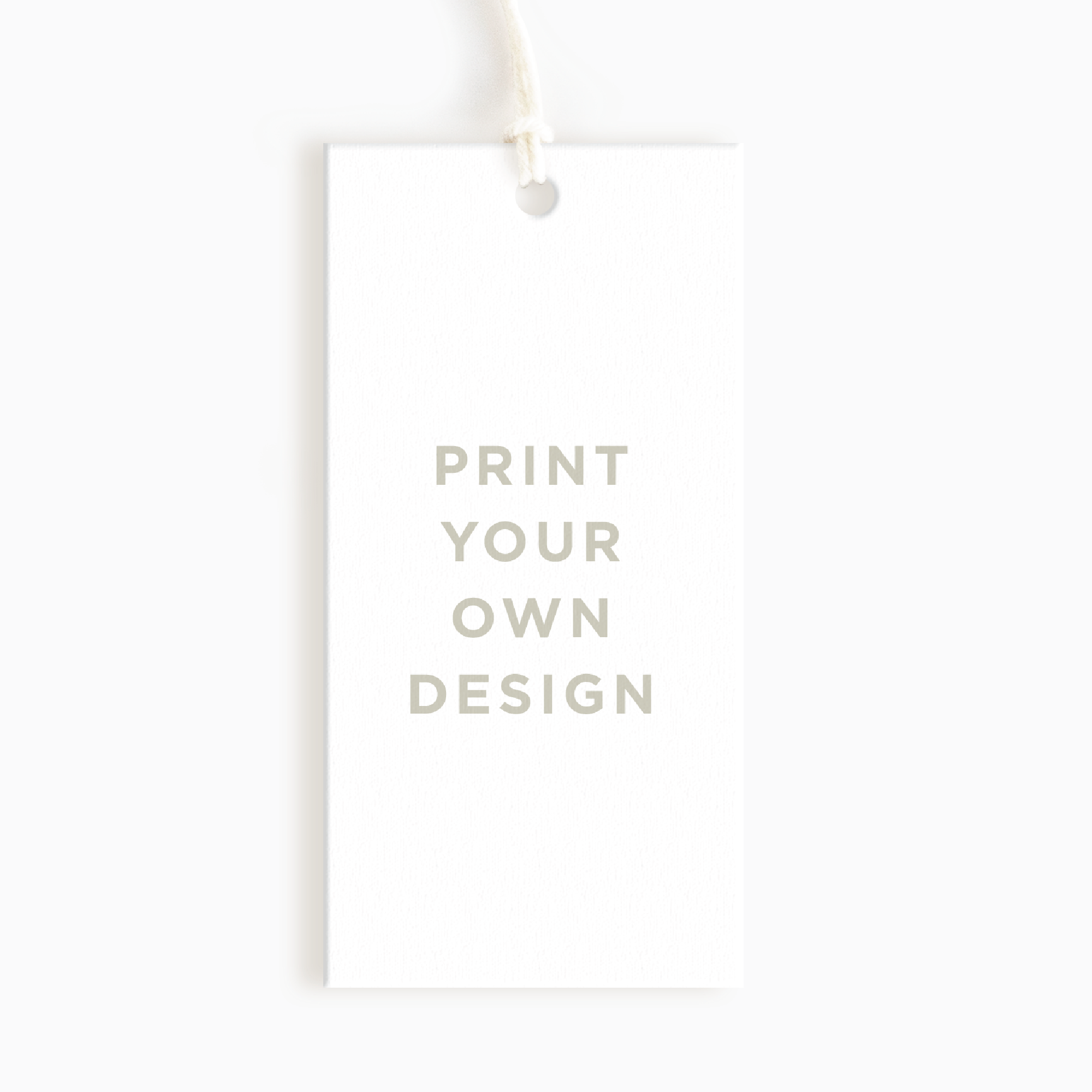 Print Your Own Rectangle Hang Tags