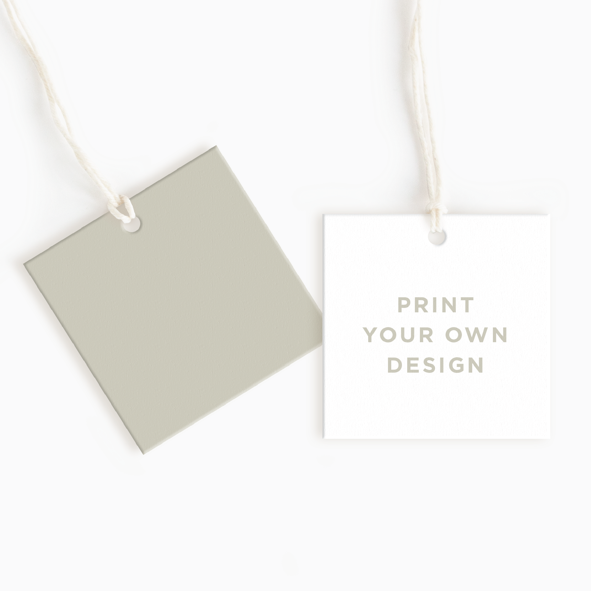 Print Your Own Square Hang Tags – Orange Valentine