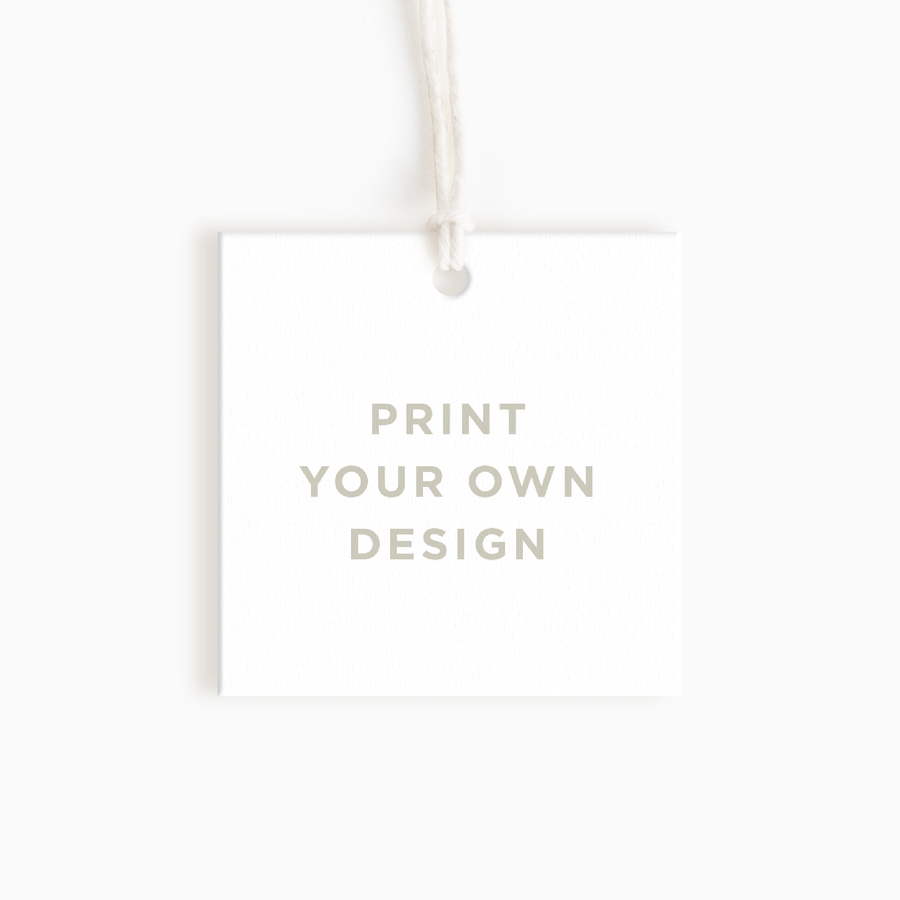 Print Your Own Square Hang Tags