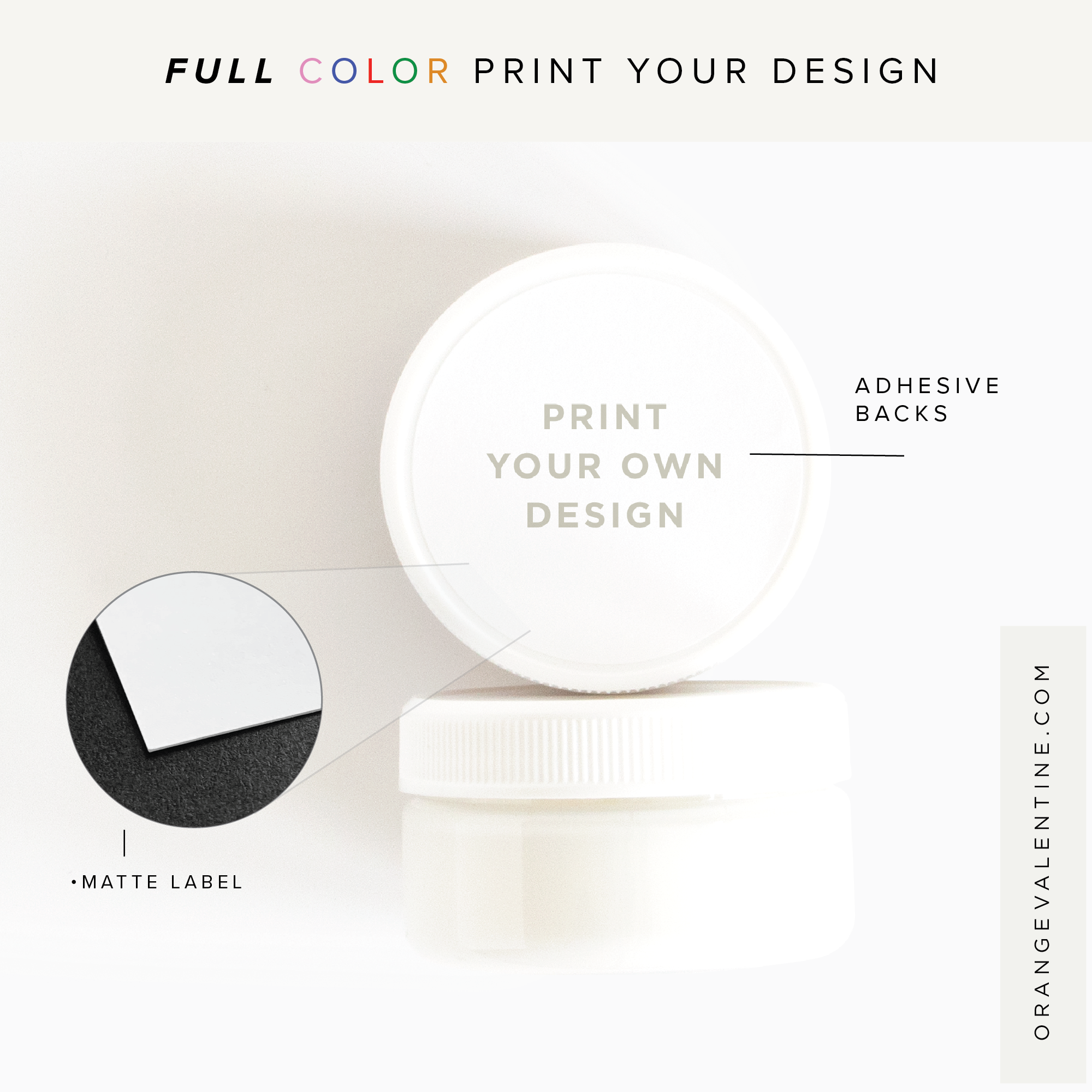 Print Your Own Round Product Label