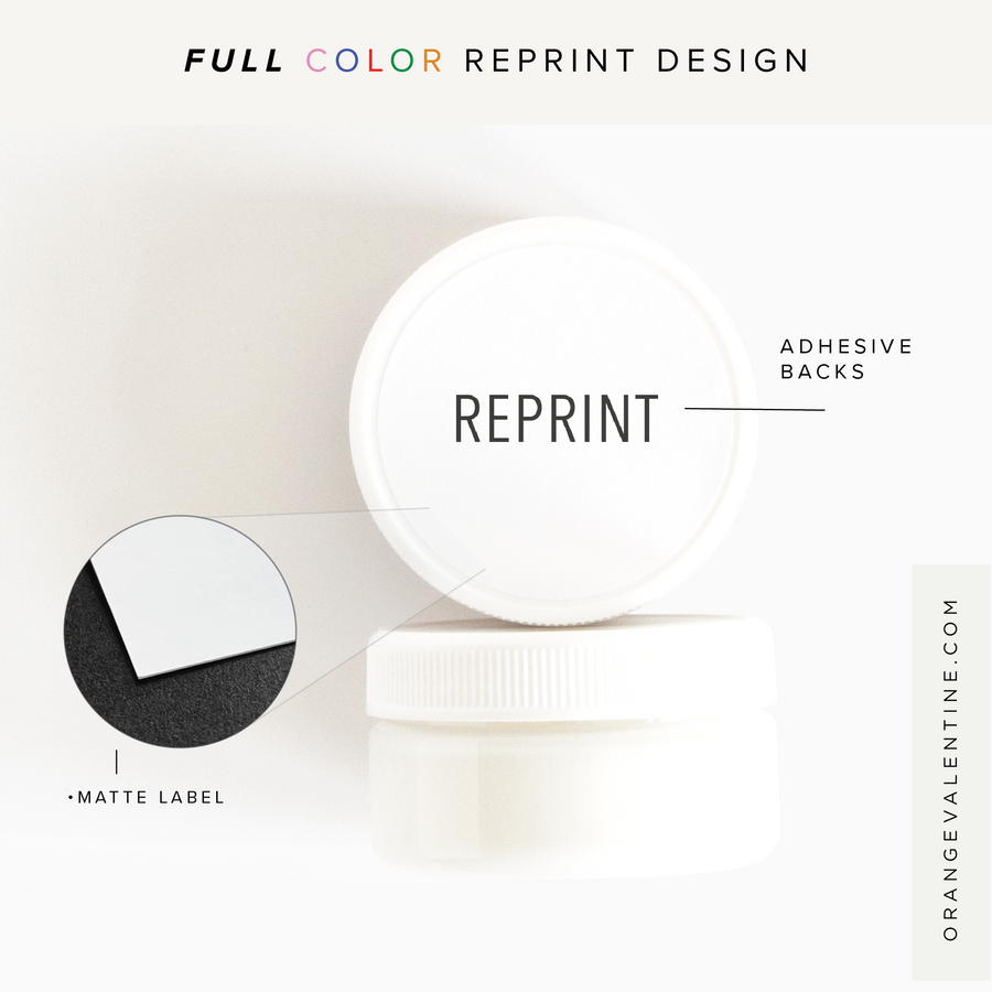 Reprint Your Round Product Label