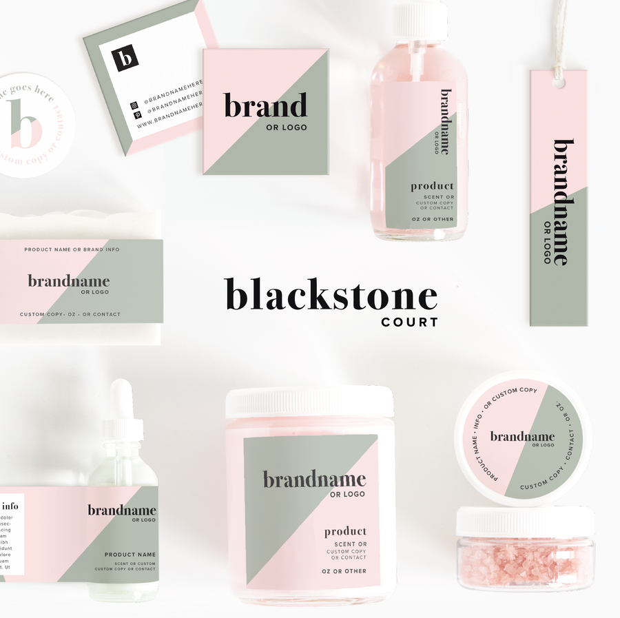 Blackstone Court Round Product Label