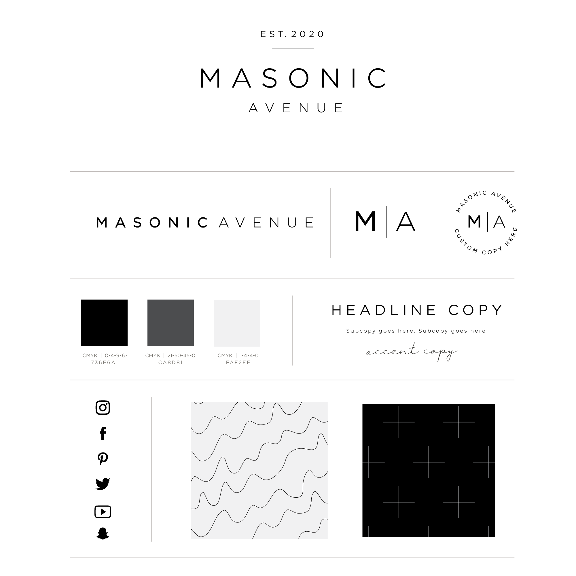 Masonic Avenue Logo and Brand Kit