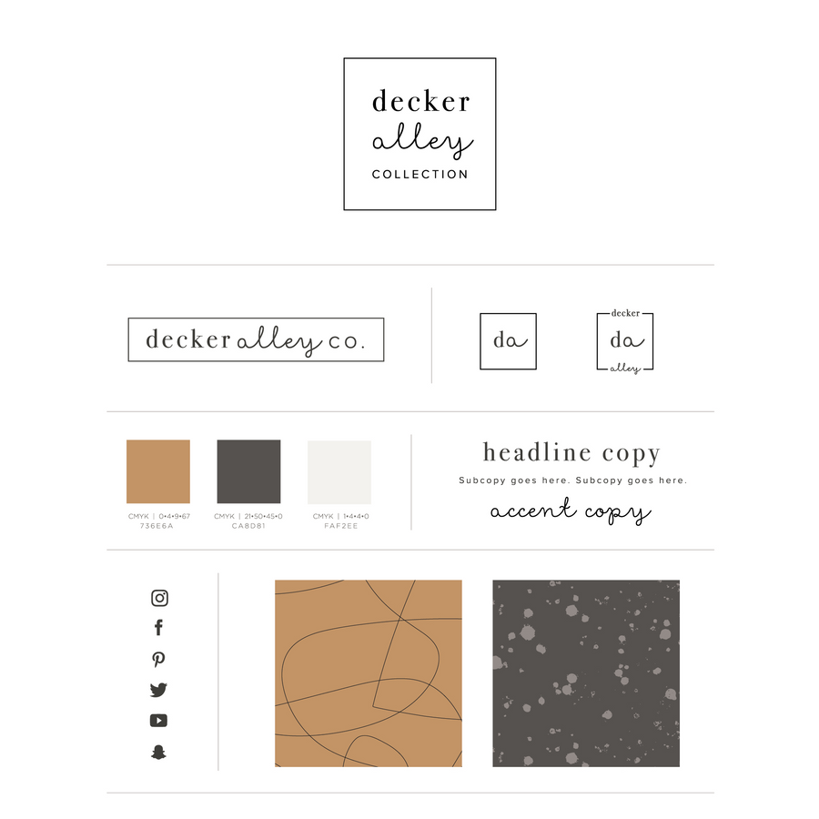 Decker Alley Logo and Brand Kit