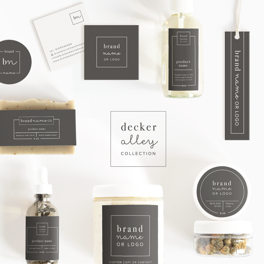 Decker Alley Logo Submark Label