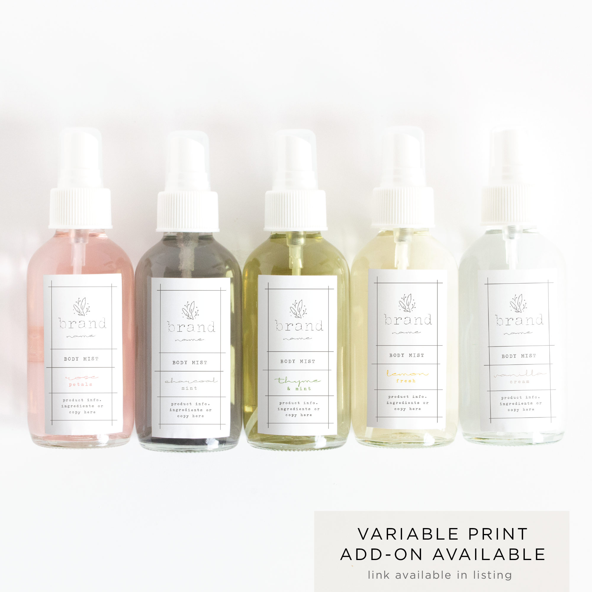 Harlow Street Vertical Product Label