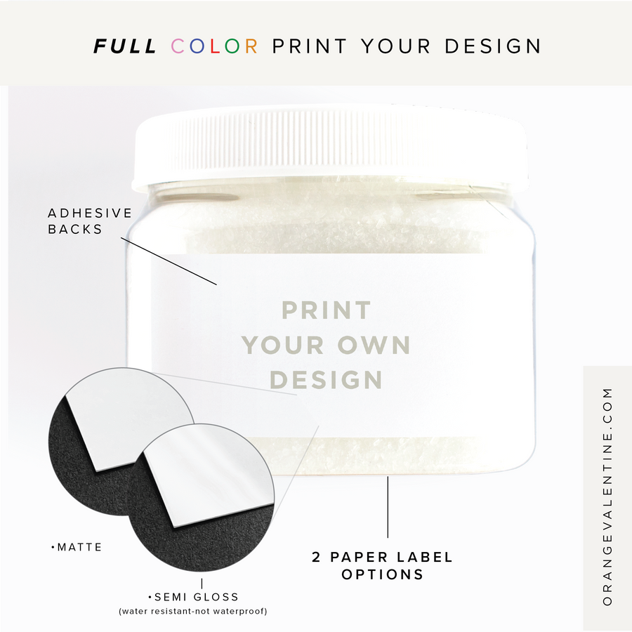 Print Your Own Horizontal Product Label